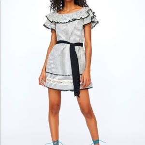 Belted Ruffle Dress